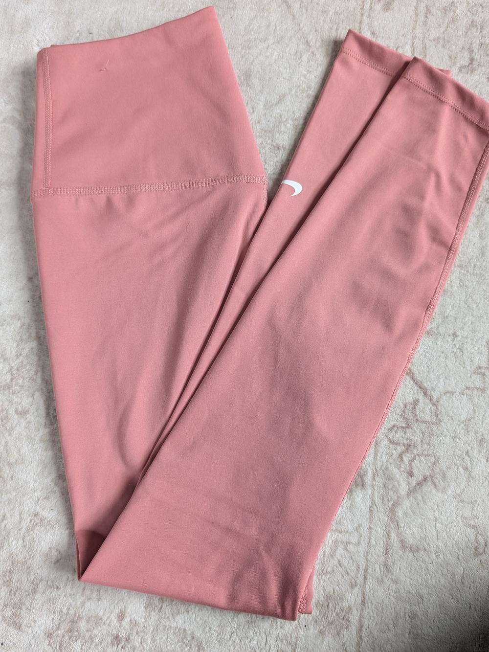 Nike Rose Pink Performance Leggings, Size Small